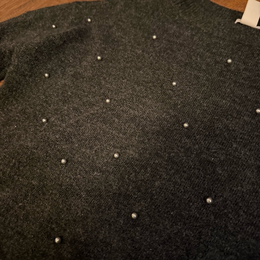 H&M Grey Embellished Sweater - Picture 3 of 4